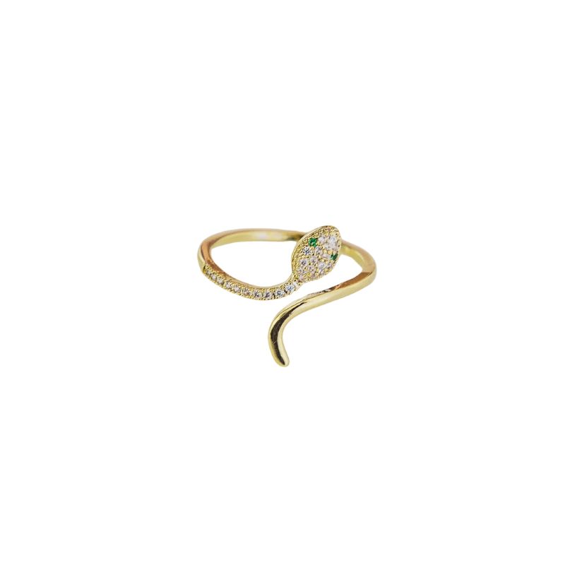 Bague Serpent Kundalini, Dorée - NEUF Avec étiquettes