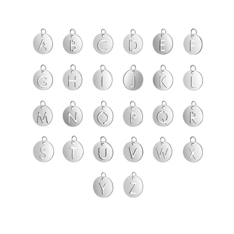 Bague "Sophie" Personnalisable médaillon lettre