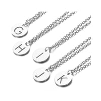 Collier personnalisable "Médaillon lettre "