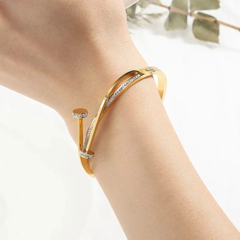 Bracelet "Double Clous"