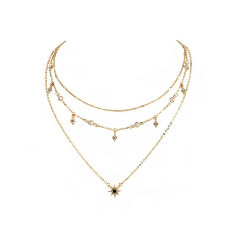 Collier "shining stars"