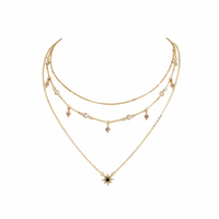 Collier "shining stars"
