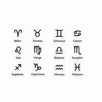 Bague " Diva" Personnalisable signe astro