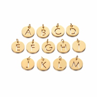 Collier personnalisable "Médaillon lettre "