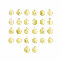 Bague Personnalisable "Médaillon lettre"