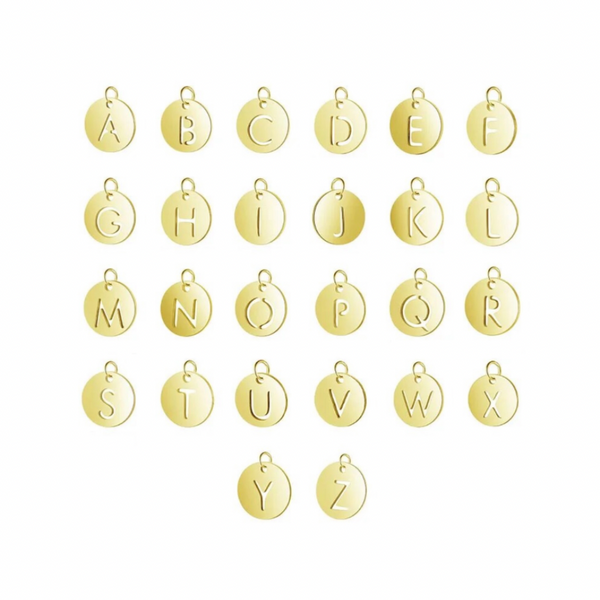 Bague Personnalisable "Médaillon lettre"